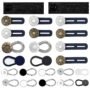 24 Pcs Extender Button Set, Flexible Adjustable Elastic Waist Extender Button, Invisible C