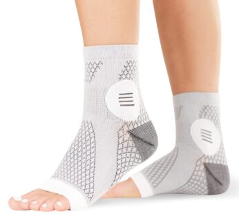BraceAbility Neuropathy Socks for Women and Men – Toeless Compression Foot Neuropathy Sock