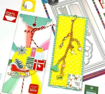 Alinacutle Slimline Card Dies with Envelope Die Cut Paper Craft Metal Die-Cuts Scrapbookin
