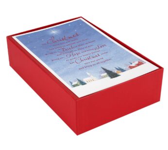 Hallmark Boxed Christmas Cards, Church Blessings (40 Cards and 40 Envelopes) (1XPX1972)