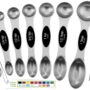 Spring Chef Magnetic Measuring Spoons Set with Strong N45 Magnets, Heavy Duty Stainless St