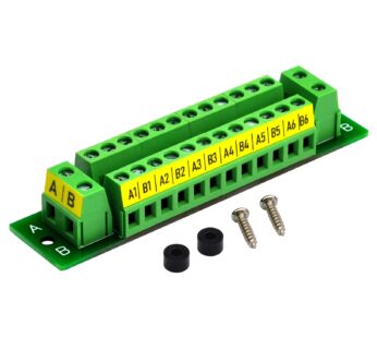 OONO 16 Amp 2×12 Position Terminal Block Distribution Module for AC DC
