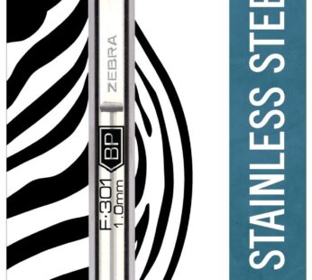 Zebra F-301 Ballpoint Retractable Pen, Black Ink, Medium Point, EA – ZEB27211