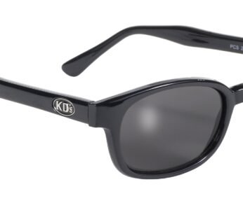 Pacific Coast Original KD’s Biker Sunglasses (Black Frame/Smoke Lens)