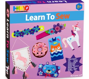 HKKYO Sewing Kit for Kids, Crafts for Girls 8-12, Kids Sewing Kit, Stuffed Animal Sewing K