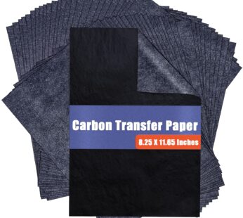 Carbon Paper for Tracing Graphite Transfer-Paper – PSLER 32 PCS Black Graphite Paper for T