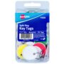 Avery Metal Rim Key Tags, 1.25" Diameter Tag, Metal Split Ring, Assorted Colors, 50 Tags (
