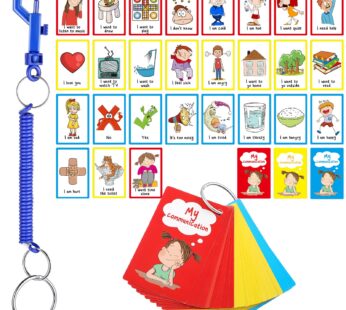 27 Autism Communication Cards Visual Aid Nonverbal Communication Board Speech Delay Feelin