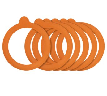 Kilner Replacement Rubber Seals, 6 CT, Orange