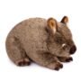 FRANKIEZHOU Lifelike Wombat Stuffed Animal-Brown 12" Realistic Wombat Plush,Simulation Sof