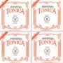 Pirastro Tonica Series Violin String Set 4/4 Size Medium - E String Steel/Alum Ball End