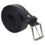 BIG & TALL - Men's Leather Belt, size 58 - 60 inch waist Black