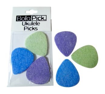 BoloPick Felt Picks for Ukulele 6 Pack (An Original Recipe)