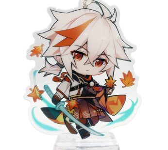 YJacuing Genshin Impact Cute Acrylic Keychain Figure (Kaedehara Kazuha)