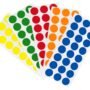 ChromaLabel 1/2 Inch Circle Sticker Labels, Easy to Write On Round Label Stickers, Removab