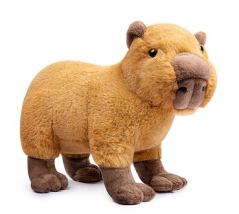 ZHONGXIN MADE Simulation Capybara Plush Toy – Soft Real Life Rodent Simulation Plush Toys,