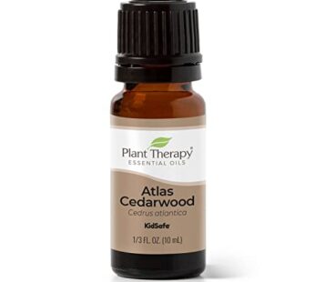 Plant Therapy Cedarwood Atlas Essential Oil 100% Pure, Undiluted, Natural Aromatherapy, Therapeutic Grade 10 mL (1/3 oz)