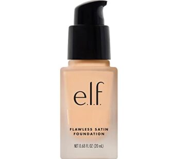 e.l.f. Flawless Finish Foundation, Improves Uneven Skin Tone, Lightweight, Medium Coverage & Semi-Matte, Vegan & Cruelty-Free, Bisque, 0.68 Fl Oz