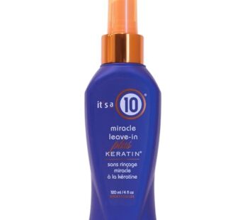 It’s a 10 Haircare Miracle Leave-In Plus Keratin, 4 Fl. Oz (Pack of 1)