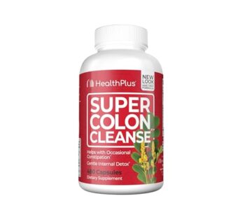 Health Plus Super Colon Cleanse: 10-Day Cleanse -Detox 12 Cleanses, 480 Capsules