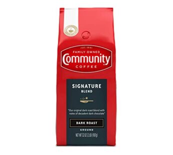 Community Coffee Signature Blend 32 Ounce, Dark Roast Ground Coffee, 32 Ounce Bag (Pack of 1)