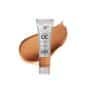 IT Cosmetics Your Skin But Better CC+ Cream Travel Size, Tan (W) - Color Correcting Cream, Full-Coverage Foundation, Hydrating Serum & SPF 50+ Sunscreen - Natural Finish - 0.406 fl oz