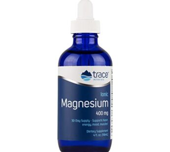Trace Minerals | Liquid Ionic Magnesium 400 mg | Helps Maintain Essential Body Functions | 4 fl oz (32 Servings)