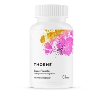 THORNE Basic Prenatal – Well-Researched Folate Multi for Pregnant and Nursing Women includes 18 Vitamins and Minerals, plus Choline – 90 Capsules – 30 servings