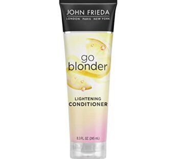 John Frieda Sheer Blonde Go Blonder Conditioner, Gradual Lightening Conditioner, 8.3 oz, with Citrus and Chamomile, featuring our BlondMend Technology