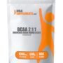 BulkSupplements.com BCAA 2:1:1 Powder - Branched Chain Amino Acids, BCAA Supplement, BCAAs Amino Acids Powder - Unflavored & Gluten Free, 1000mg per Serving, 500g (1.1 lbs) (Pack of 1)