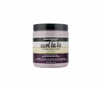 Aunt Jackie’s Curl La La, Lightweight Curl Defining Custard, Enriched with Shea Butter & Olive Oil, Basic, 15 Ounce