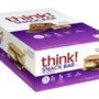 think! Protein Bars with Chicory Root for Fiber, Digestive Support, Gluten Free with Whey Protein Isolate, S'mores, Snack Bars without Artificial Sweeteners, 1.4 Oz (10 Count)