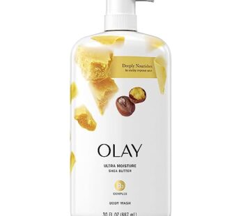 Olay Ultra Moisture Body Wash for Women, Shea Butter Scent, 33 fl oz