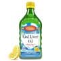 Carlson - Cod Liver Oil, 1100 mg Omega-3s, plus Vitamins A and D3, Wild Caught Norwegian Arctic Cod Liver Oil, Sustainably Sourced Nordic Fish Oil Liquid, Lemon, 500 mL (16.9 Fl Oz)
