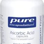 Pure Encapsulations Ascorbic Acid Capsules - 1,000 mg Vitamin C - Antioxidant & Immune Support* - High-Potency Vitamin C - Vegan & Non-GMO - 90 Capsules