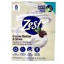 Zest 8-Bar Bath Size Soap, Creamy Cocoa Butter & Shea, 4 Ounce (Pack of 2)2