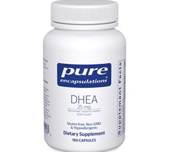 Pure Encapsulations 25 mg – Supplement for Immune Support, Hormone Balance, Metabolism Support, and Energy Levels* – with Micronized – 180 Capsules