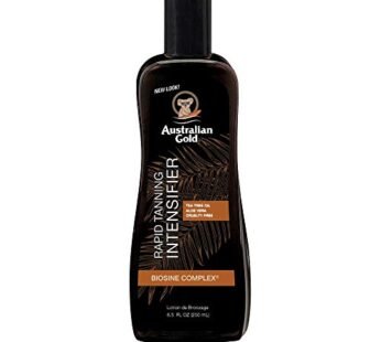 Australian Gold Rapid Tanning Intensifier Lotion, 8.5 Fl Oz | With Tea Tree Oil and Aloe Vera | Vitamin E