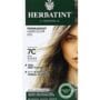 Herbatint Permanent Haircolor Gel, 7C Ash Blonde, Alcohol Free, Vegan, 100% Grey Coverage - 4.56 oz