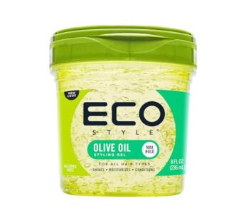 Eco Style Gel Olive Oil Styling – Adds Shine and Tames Split Ends – Delivers Moisture to Scalp – Nourishes And Repairs – Provides Weightless and Superior Hold – Ideal for all Hair – 8 oz