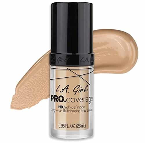 L.A. Girl Pro Coverage Liquid Foundation, Fair, 0.95 Fl Oz