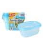 Gladware Freezerware Food Storage Containers | Small Food Storage Containers, Small Containers in Rectangle Shape Hold up to 24 Ounces of Food, 4 Count Set