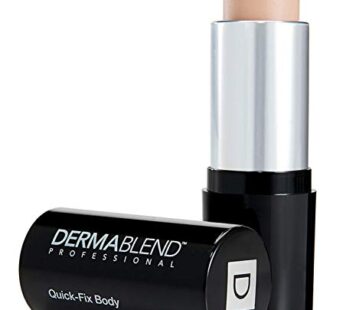 Dermablend Quick-Fix Body Makeup Full Coverage Foundation Stick, Water-Resistant Body Concealer for Imperfections & Tattoos, 0.42 Oz