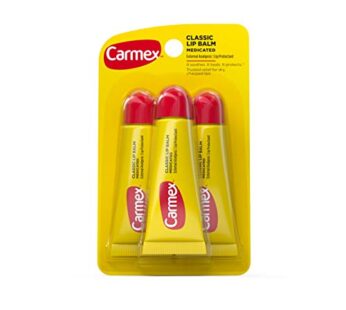 Carmex Original Flavor Moisturizing Lip Balm Tube Value Pack,0.35 Ounce (3 Count)