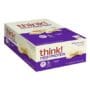 think! Protein Bars, High Protein Snacks, Gluten Free, Kosher Friendly, White Chocolate, Nutrition Bars, 2.1 Oz per Bar, 10 Count (Packaging May Vary)