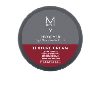 MITCH by Paul Mitchell Reformer Texture Cream for Men, High Hold, Matte Finish, For All Hair Types, Especially Fine to Medium Hair, 3 oz.