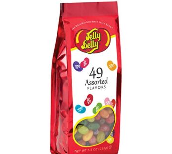 Jelly Belly 49 Assorted Jelly Bean Flavors – 7.5 Ounce GiftBag – Genuine, Official, Straight from the Source