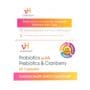 vH essentials Probiotics with Prebiotics and Cranberry Feminine Health Supplement - 60 Capsules