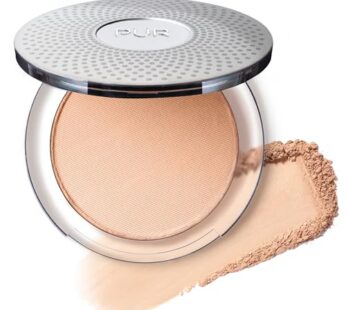 PUR Beauty 4-in-1 Pressed Mineral Makeup Powder Foundation with SPF 15 – Concealer & Finishing Compact Pressed Powder for Face – Buildable Medium to Full Coverage Foundation Powder (Blush Medium)