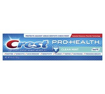 Crest Pro-Health Smooth Formula Toothpaste, Clean Mint Paste, 4.6 oz